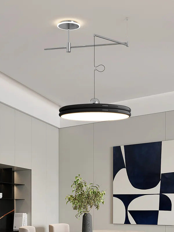 Dining table light modern chandelier Round Reading Desk Light