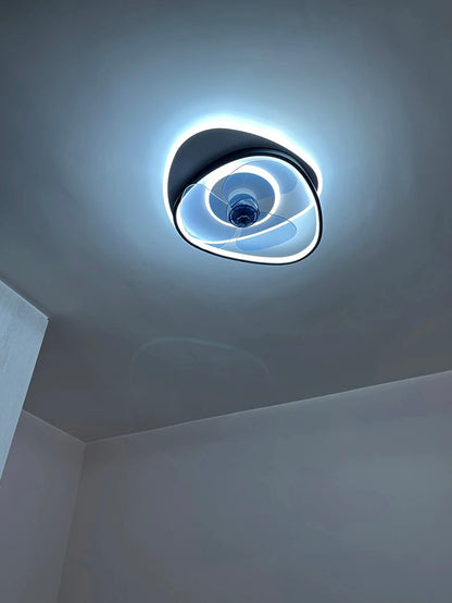 Electric Fan Light Modern LED Ceiling Lamp Living Room Light