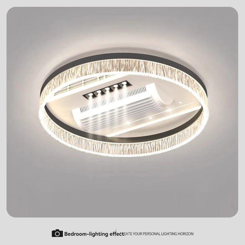 Ceiling Fan Light Invisible Bladeless Ceiling Lamp With Remote Control