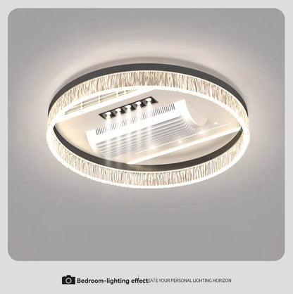 Ceiling Fan Light Invisible Bladeless Ceiling Lamp With Remote Control