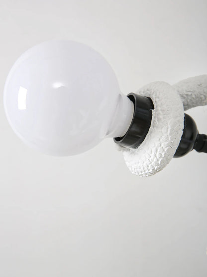 Resin chameleon pendant light Retro Hemp Rope Monkey Pendant Lamp