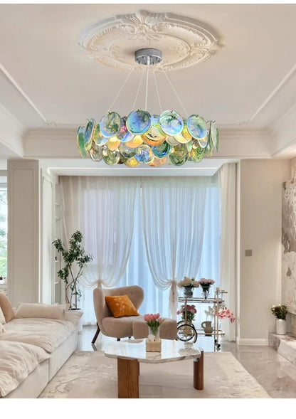 Camisa Murano Glass Chandelier Living Room art deco chandelier