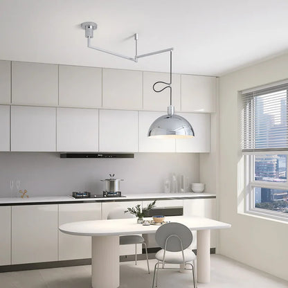 Bauhaus Telescoping Pendant Light Nordic Rocker Arm Movable swing hanging Lamps