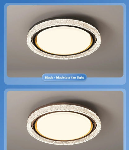 Light Luxury Bladeless Fan Light Modern Minimalist Creative Room Ceiling Light