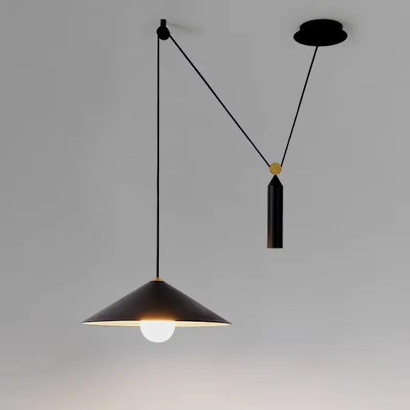 Modern minimalist Linear pendant light Nordic Industrial hanging light