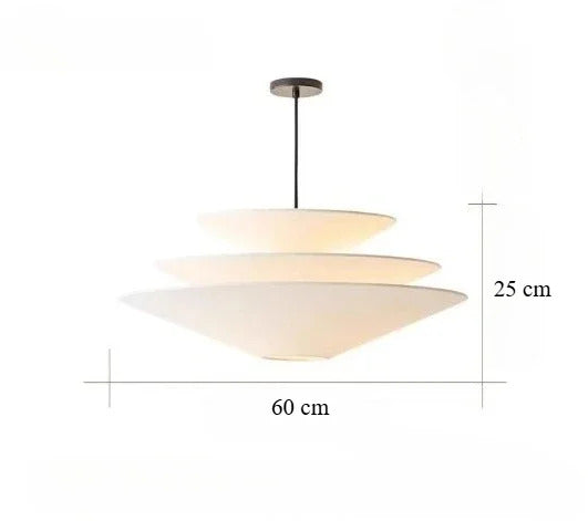 Gull Pendant Light Creative Umbrella Fabric Pendant Lamp