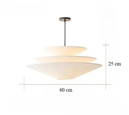 Gull Pendant Light Creative Umbrella Fabric Pendant Lamp
