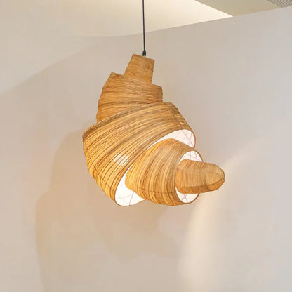 Japanese Staircase Pendant Lamp Creative Personality Art Croissant LED Chandelier