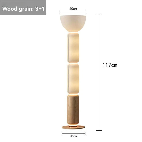 Italy Design LED Floor Lights Heavy Glass Modern Bright Floor Lamps