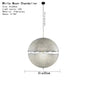Danish design Moon Pendant light Italian Postkrisi Designer orb chandelier Atmosphere light