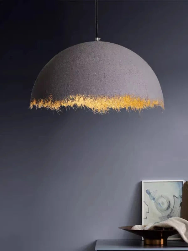 PostKrisi Pendant light Nordic eggshell Round Gold Foil Pendant lamp