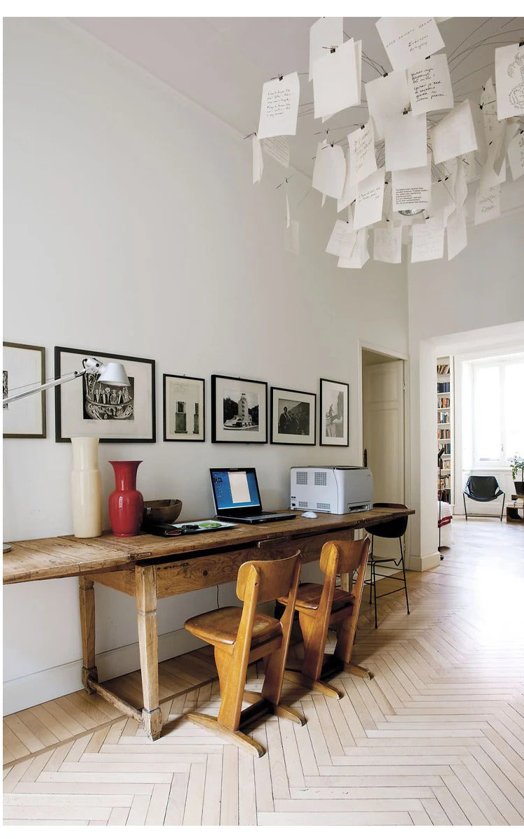 Zettel'z Pendant Light DIY Ingo Maurer Zettel chandelier for Living Room Kitchen Cafe Bar Decoration led Designer Pendant lamp