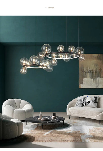Molecule chandelier LED Modern Minimalist lustre nordic chandelier
