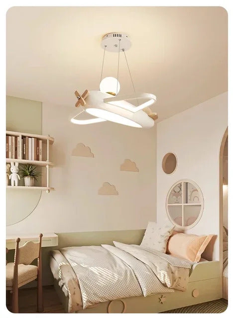 Creative Airplane Lamps Modern Children's Room Chandelier