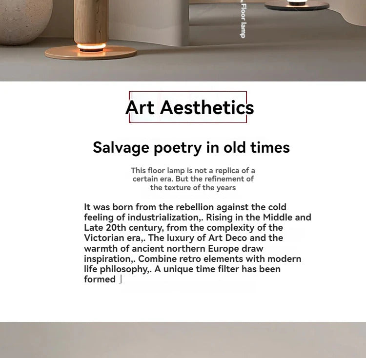 Italy Design LED Floor Lights Heavy Glass Modern Bright Floor Lamps