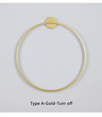 Nordic Minimalist Circle Background LED Wall Lamp Modern sofa background wall lights