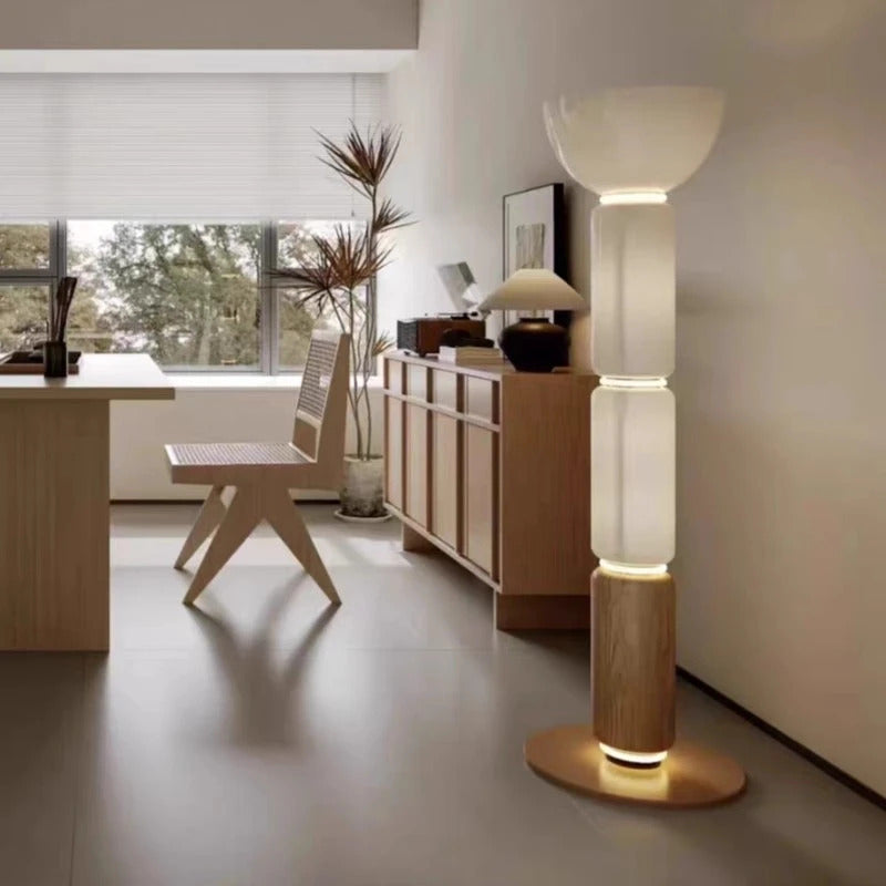 Italy Design LED Floor Lights Heavy Glass Modern Bright Floor Lamps