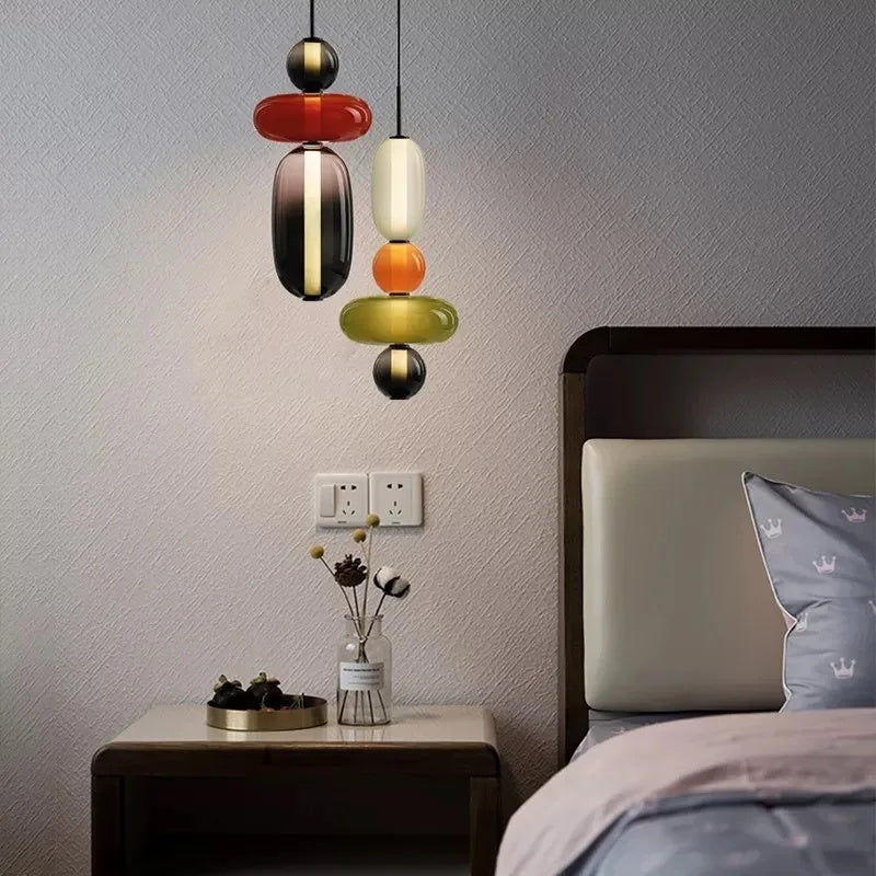 Candied Glass Combo Pendant Light
