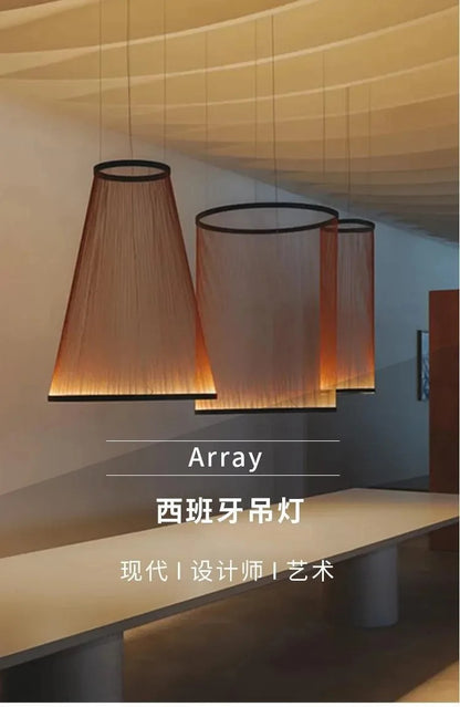 Spanish Tassel Chandelier Modern Villa Empty Stairs Living Dining Room Creative Chandelier