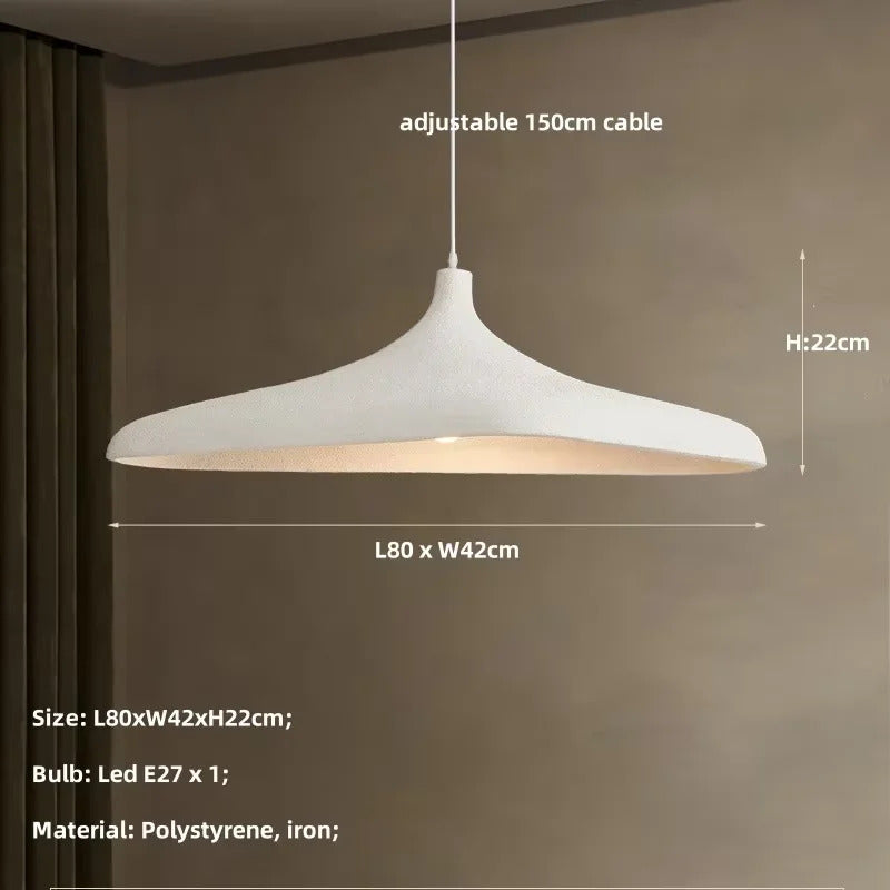 Candeeiro suspenso japonês Wabi Sabi em LED, candelabro de luxo para sala de jantar, bar, sala de estar, decoração da casa, candeeiro suspenso nórdico.