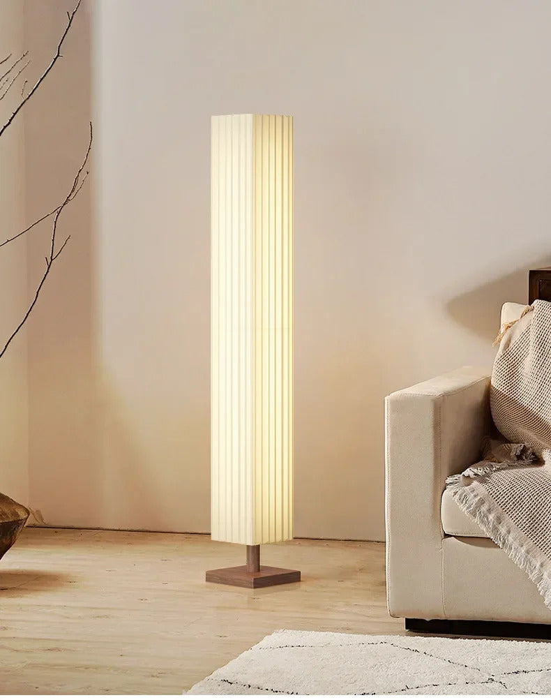 Wabi Sabi Fabric Floor Lights Home simple floor lamp