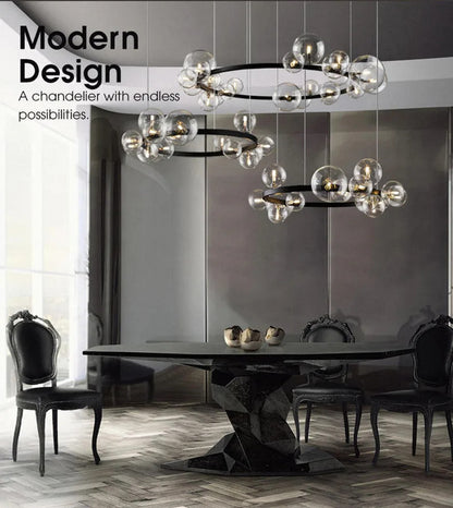 Molecule chandelier LED Modern Minimalist lustre nordic chandelier