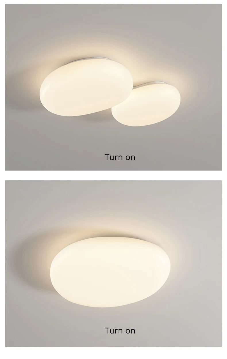 Milky white Ceiling Lamp esthetic room ceiling light fittings