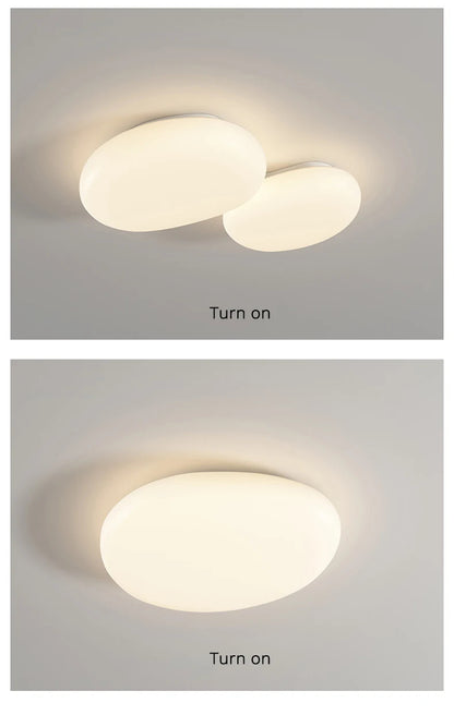 Milky white Ceiling Lamp esthetic room ceiling light fittings