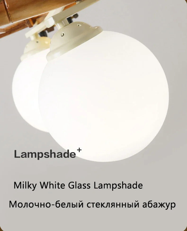 Airplane Chandelier Ceiling lamp Wooden Airplane Pendant Light