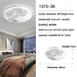 Lunar LED Ceiling Light Minimalist Bedroom Kitchen Balcony Decor Lighting Fixture