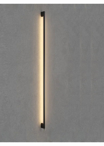 Modern Black Long Strip Wall Lamp Outdoor waterproof Corridor staircase wall light