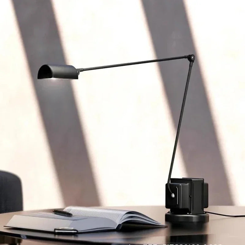 Modern Minimalist Floor Lamp Creative Bedroom Room Office Light Minimalist Study Eye Protection Reading Black Standing Light