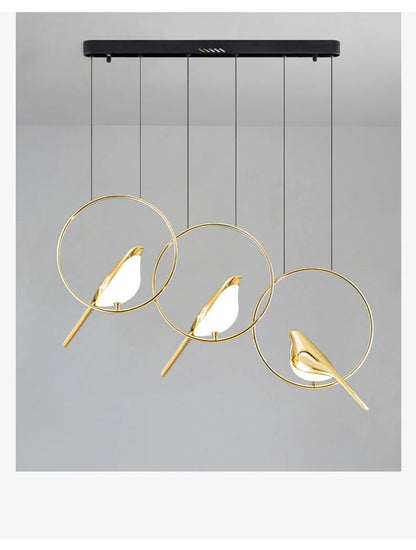 Nomi Chandelier birds chandelier Restaurant kitchen postmodern Decoration lustre design