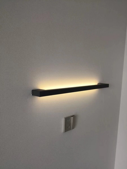 Modern Black Long Strip Wall Lamp Outdoor waterproof Corridor staircase wall light