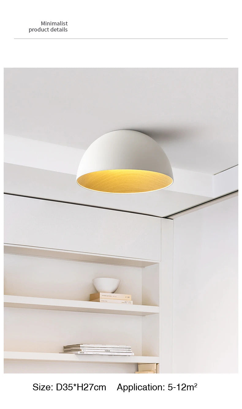 Nordic Wooden Ceiling Chandelier Modern Duo Ceiling Light